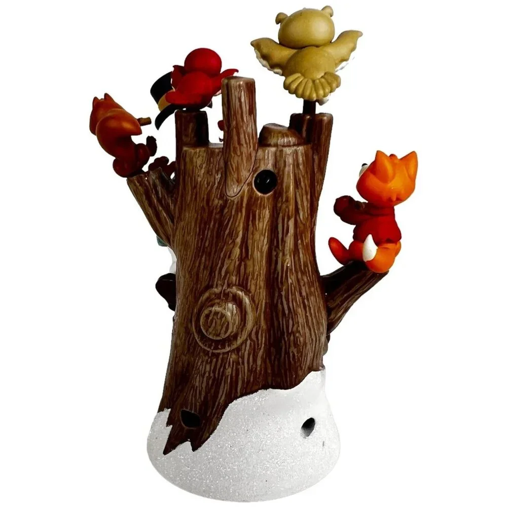 Hallmark Keepsake Ornament Hickory Tree Harmony‎ 2011 Snowman Light Sound Motion